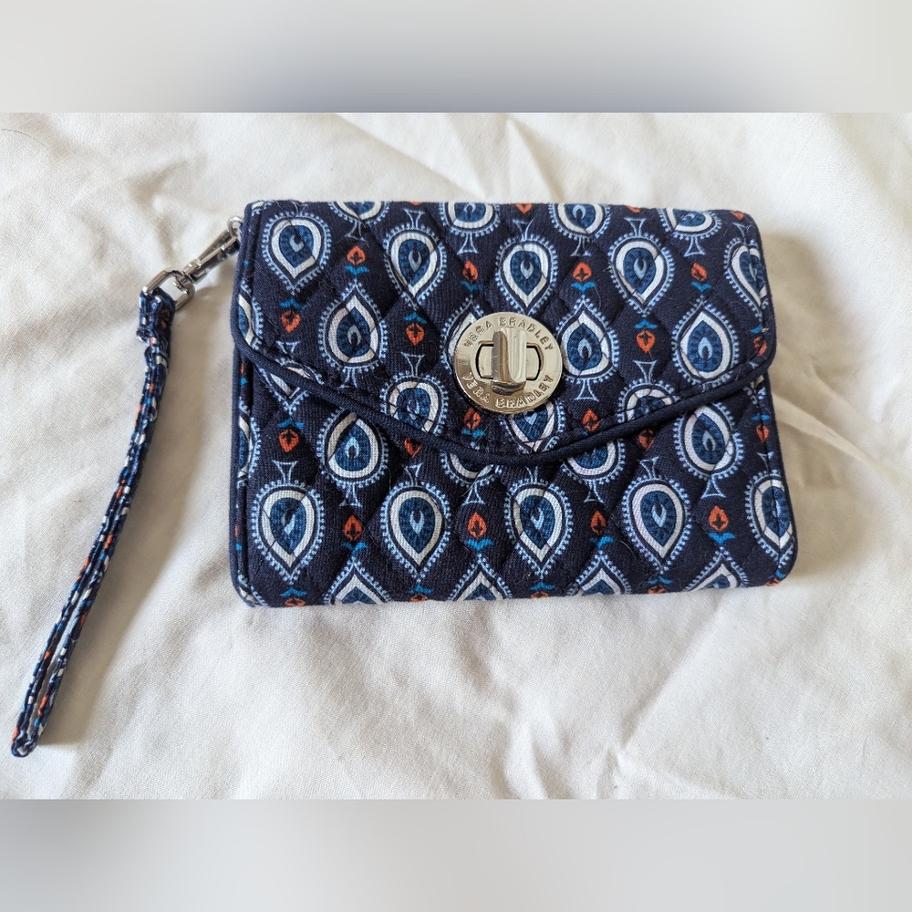 Vera Bradley Retired Marrakesh turn lock wallet wristlet clutch purse